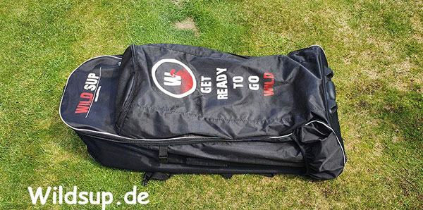 Wildsup de Rucksack liegend